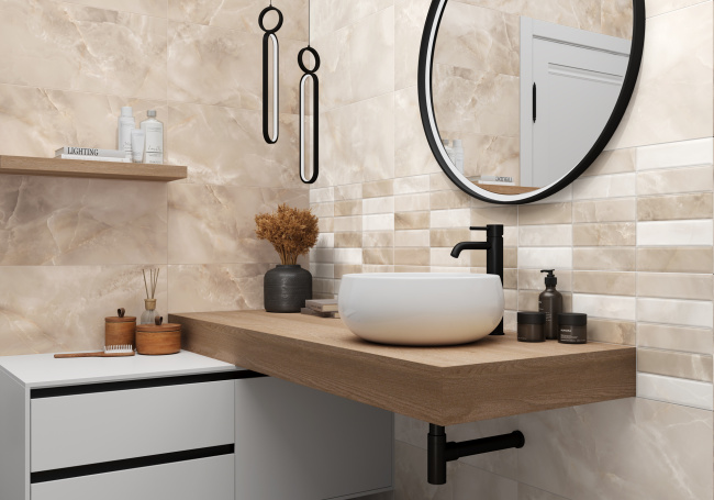 Фотография Коллекции Azimut керамической плитки для ванной от производителя - Alma Ceramica, в интернет магазине Casa-Ceramica