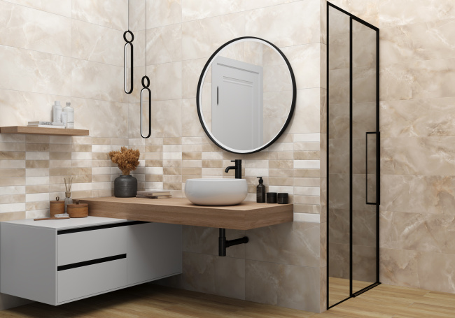 Фотография Коллекции Azimut керамической плитки для ванной от производителя - Alma Ceramica, в интернет магазине Casa-Ceramica