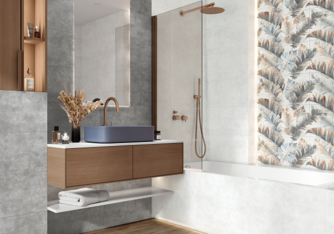 Фотография Коллекции Greta керамической плитки для ванной от производителя - Alma Ceramica, в интернет магазине Casa-Ceramica