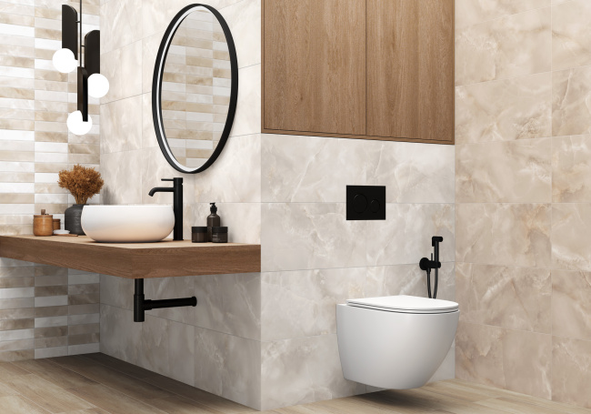 Фотография Коллекции Azimut керамической плитки для ванной от производителя - Alma Ceramica, в интернет магазине Casa-Ceramica